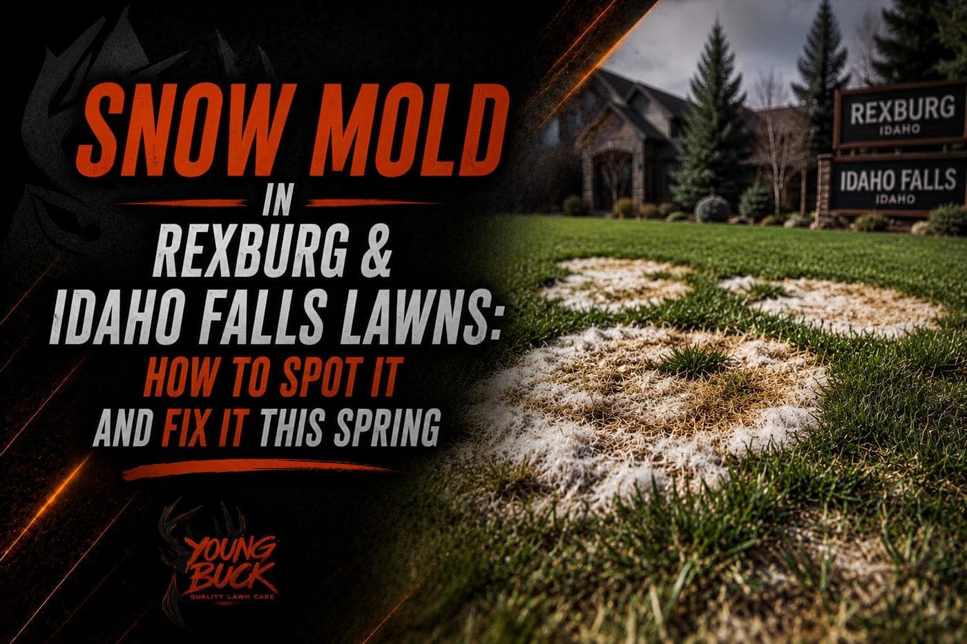Snow Mold in Rexburg & Idaho Falls Lawns: How to Spot It and Fix It This Spring