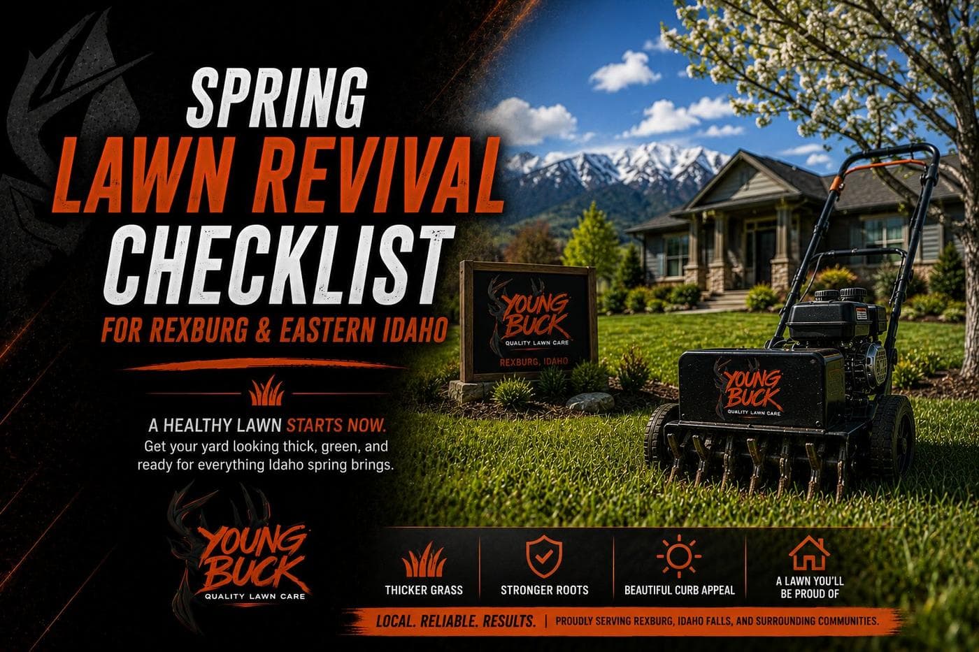 Spring Lawn Revival Checklist for Rexburg & Eastern Idaho